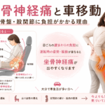 坐骨神経痛と車移動｜大分で車生活が多い人が注意したい腰・股関節の負担