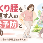 ぎっくり腰を繰り返す人の再発予防と運動